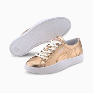 ❤️‍🔥❤️‍🔥❤️‍🔥PUMA LOVE ROSE GOLD METALLIC Sneaker! Great Used Condition!